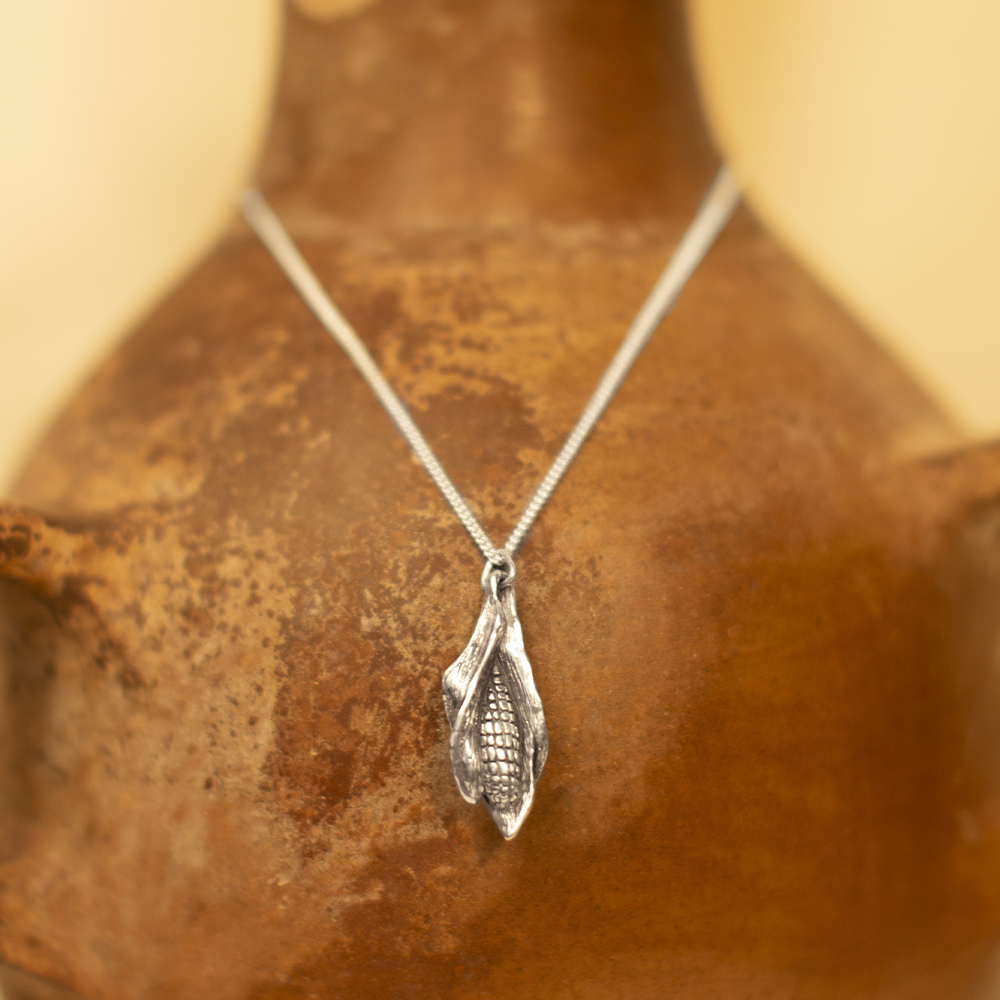 Hijos del Maiz collar plata