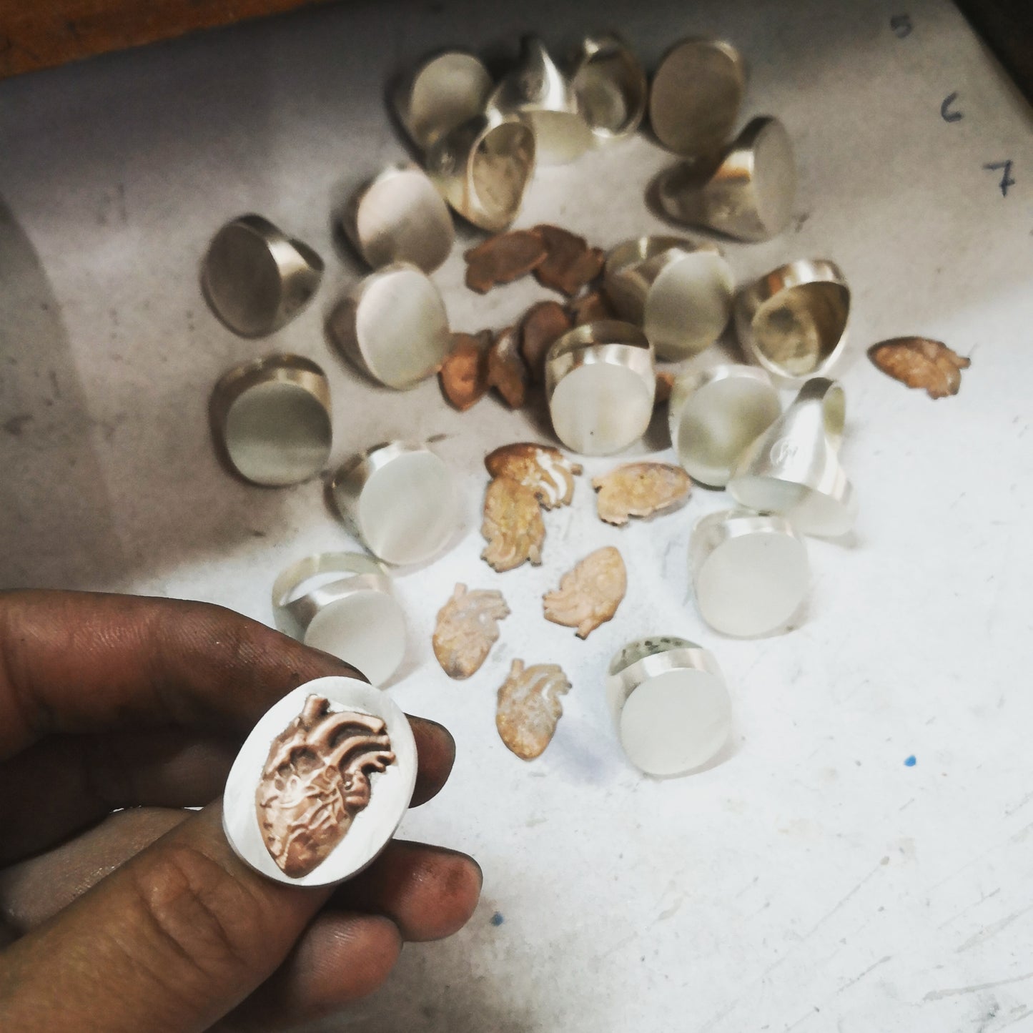 Anillo Signet Corazón