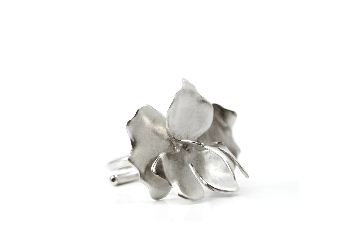 Anillo Orquidea Plata