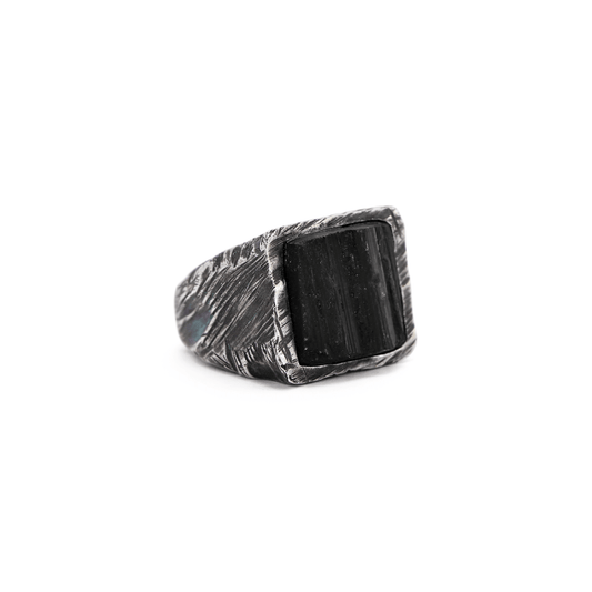 Anillo Turmalina Plata