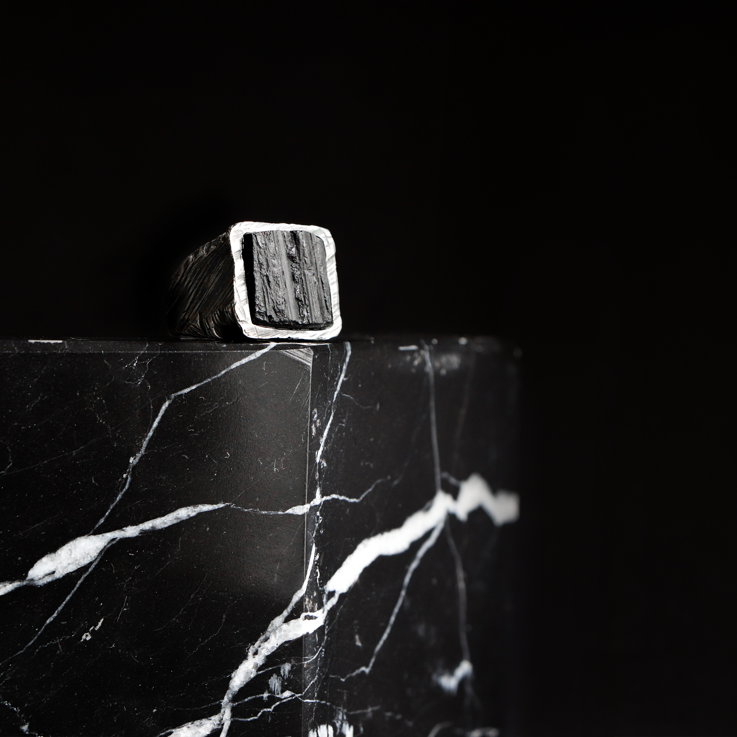 Anillo Turmalina Plata