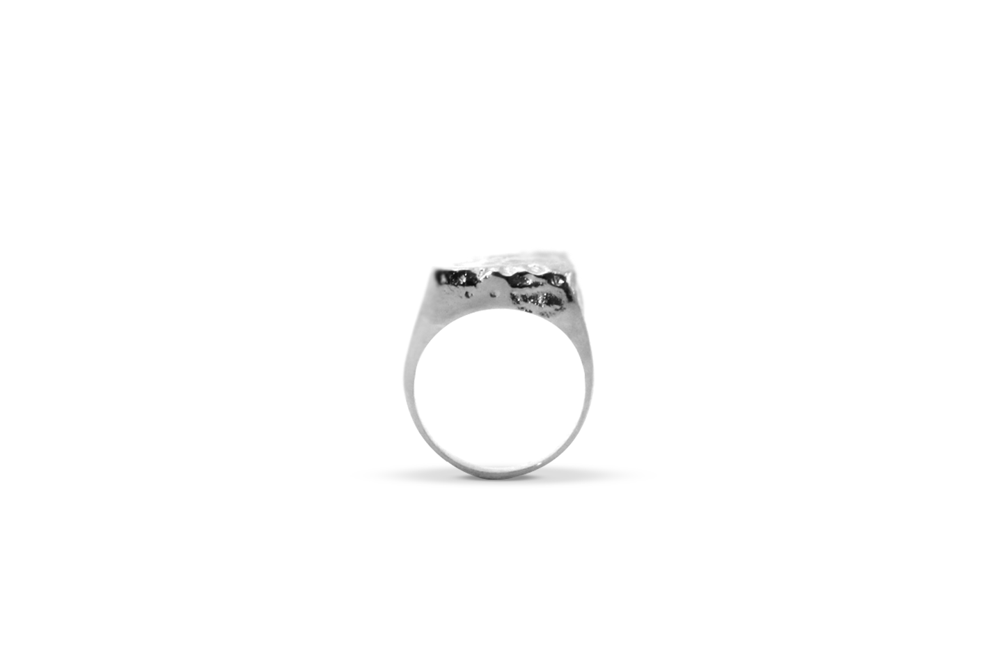 Anillo Tierra Agua Grande Plata