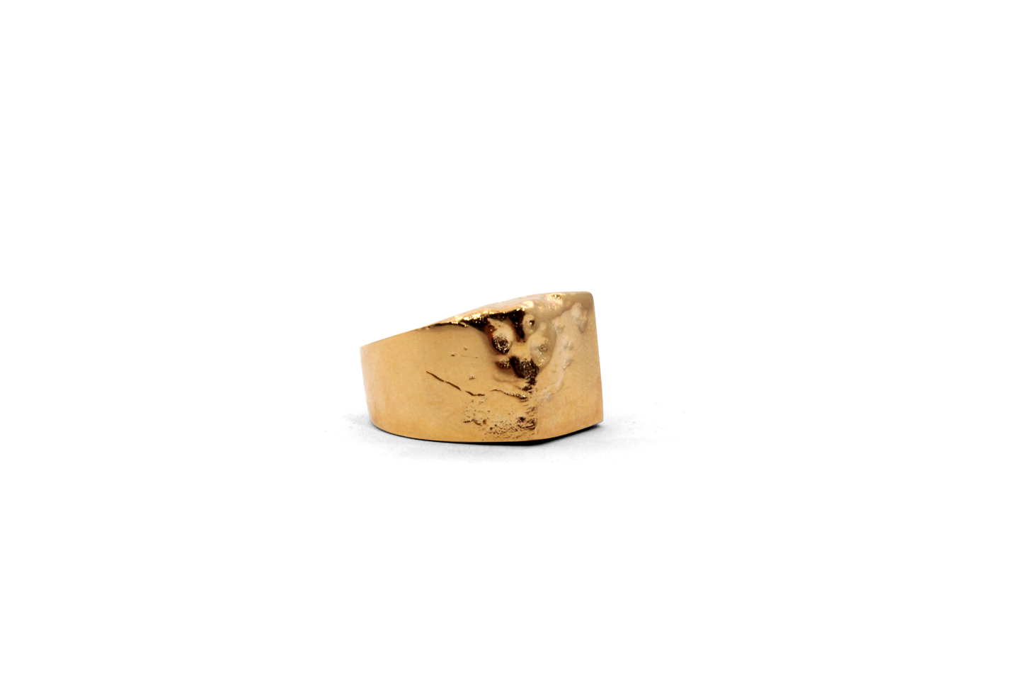 Anillo Tierra Agua Chico Dorado
