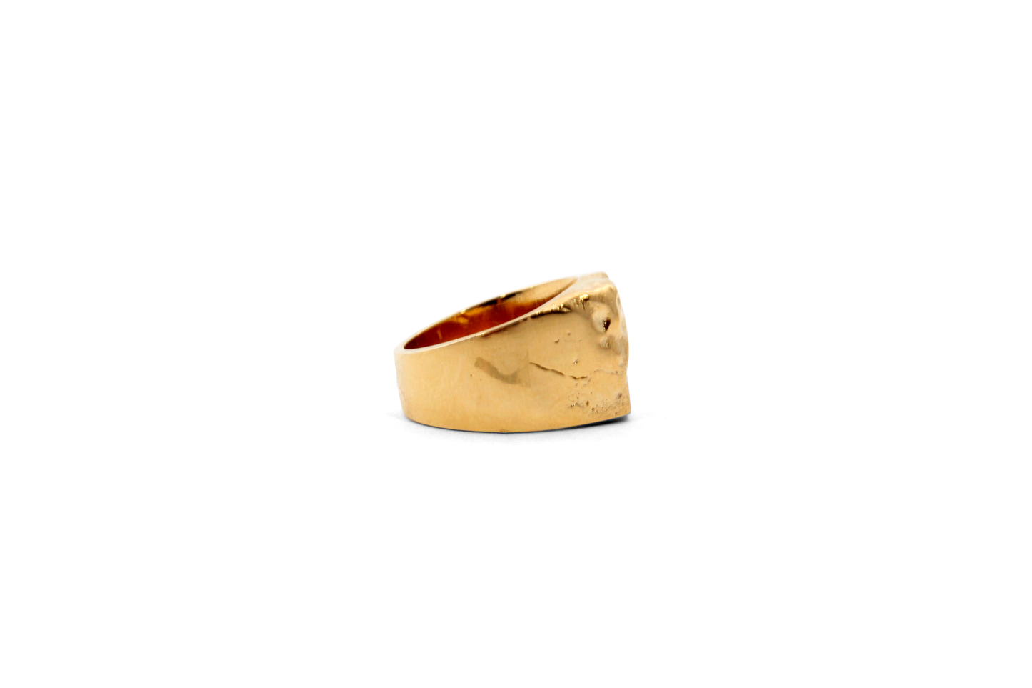 Anillo Tierra Agua Chico Dorado