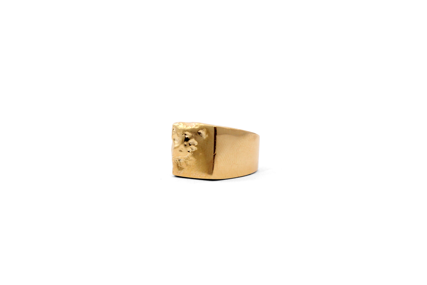 Anillo Tierra Agua Chico Dorado