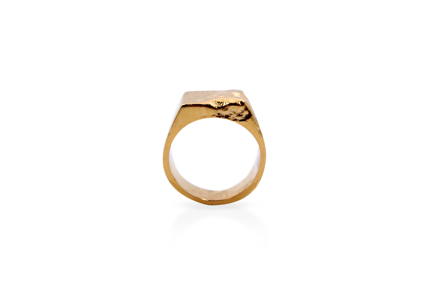 Anillo Tierra Agua Chico Dorado