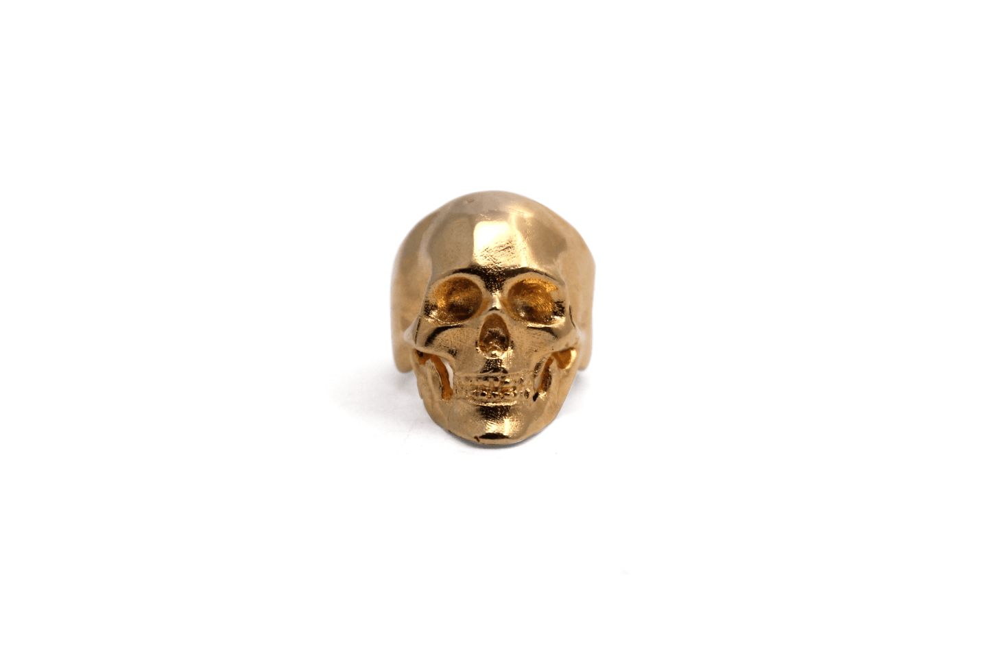 Anillo Craneo anatómico Dorado