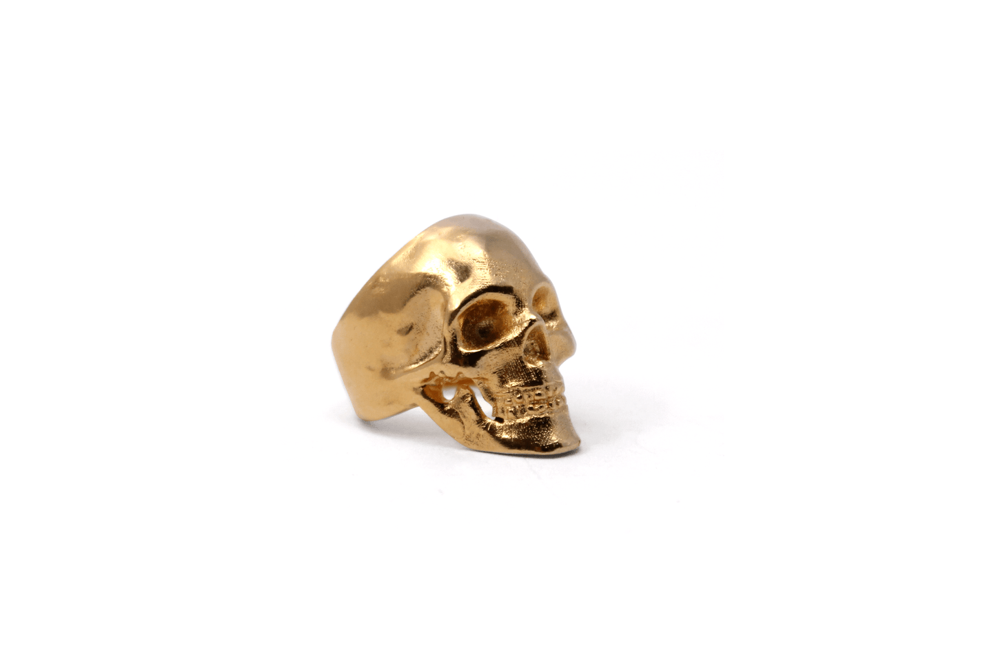 Anillo Craneo anatómico Dorado