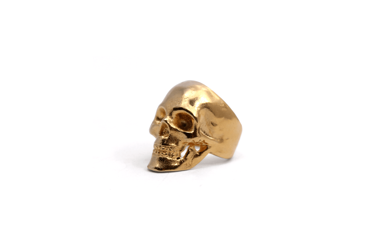 Anillo Craneo anatómico Dorado