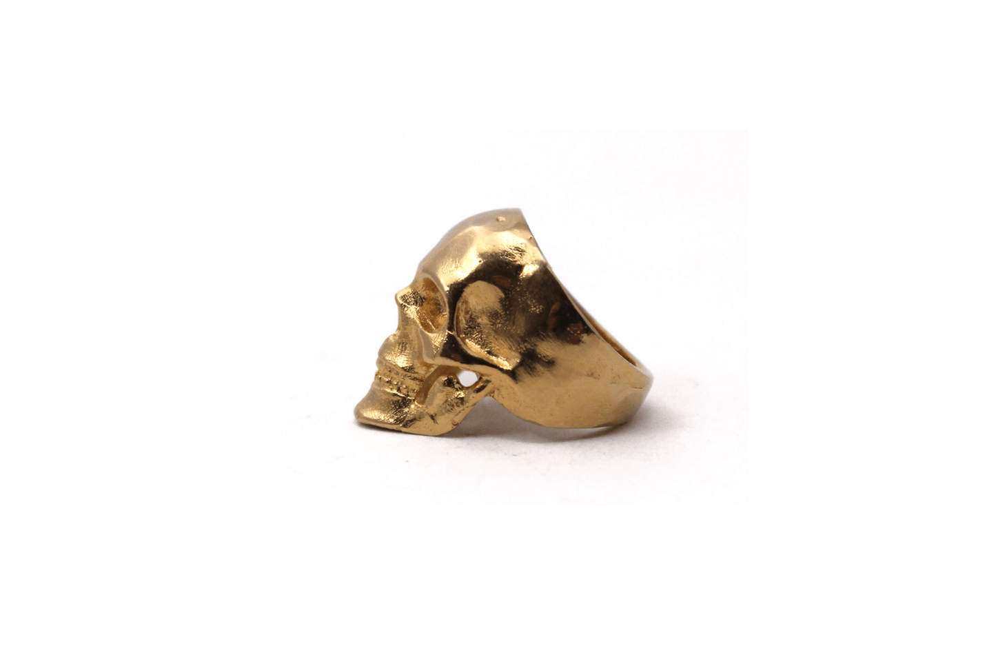 Anillo Craneo anatómico Dorado