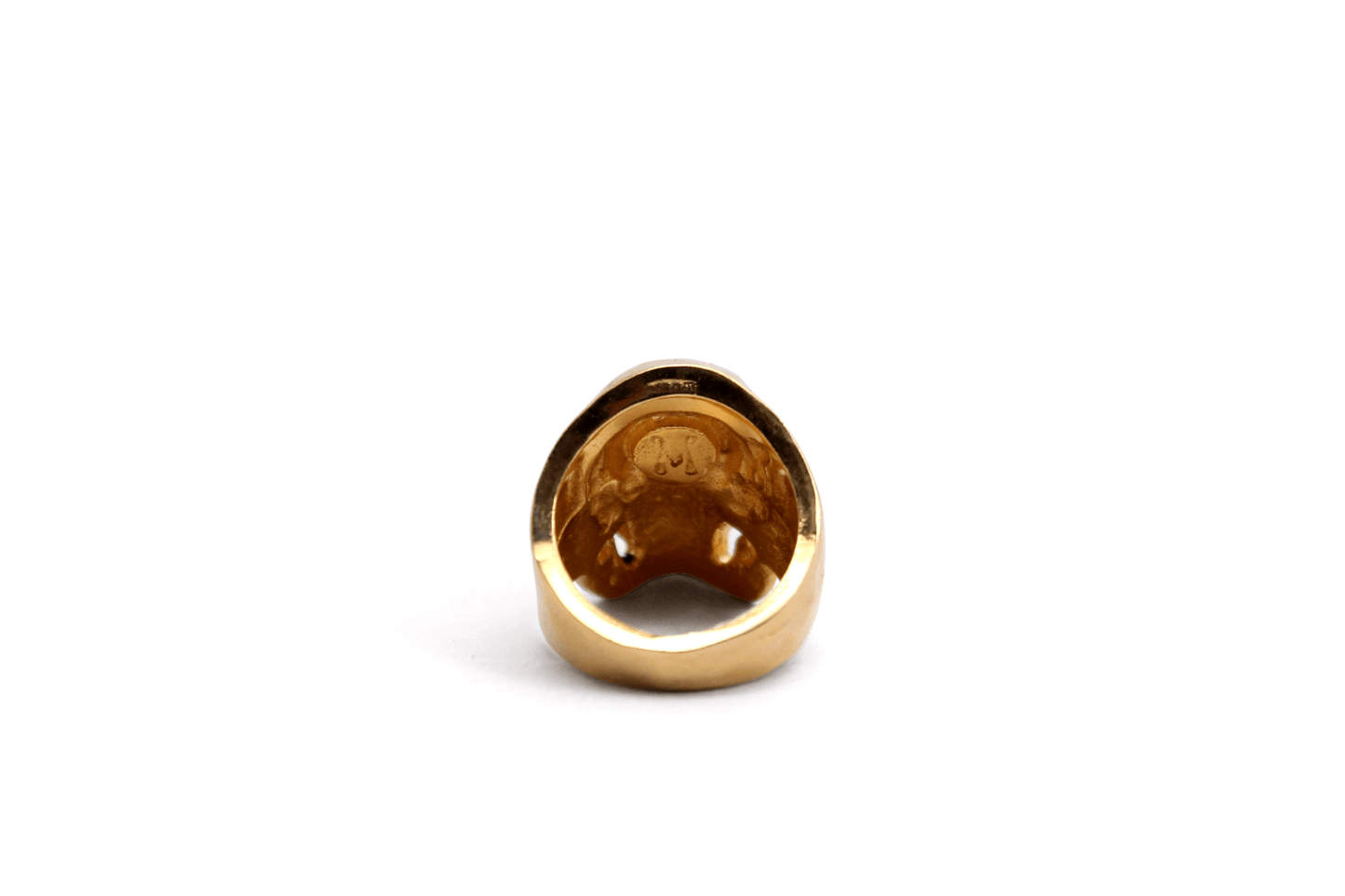 Anillo Craneo anatómico Dorado