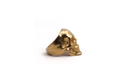 Anillo Craneo anatómico Dorado